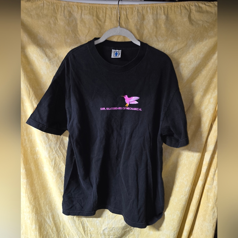 Vintage Girl Skateboards Mechanical T-Shirt | Size L | Excellent Condition